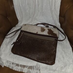 Myra Bag With Real Cowhide